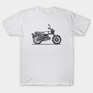 SS50 Bike Sketch Art T-Shirt